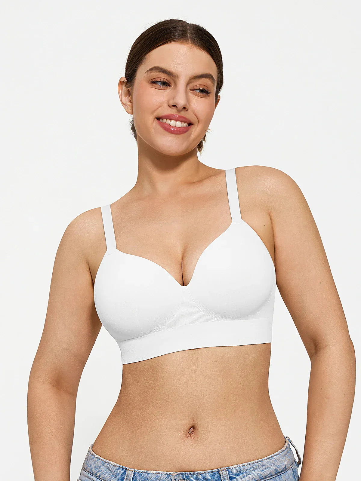 ContourLift Seamless Wireless Shaping Push Up Bra