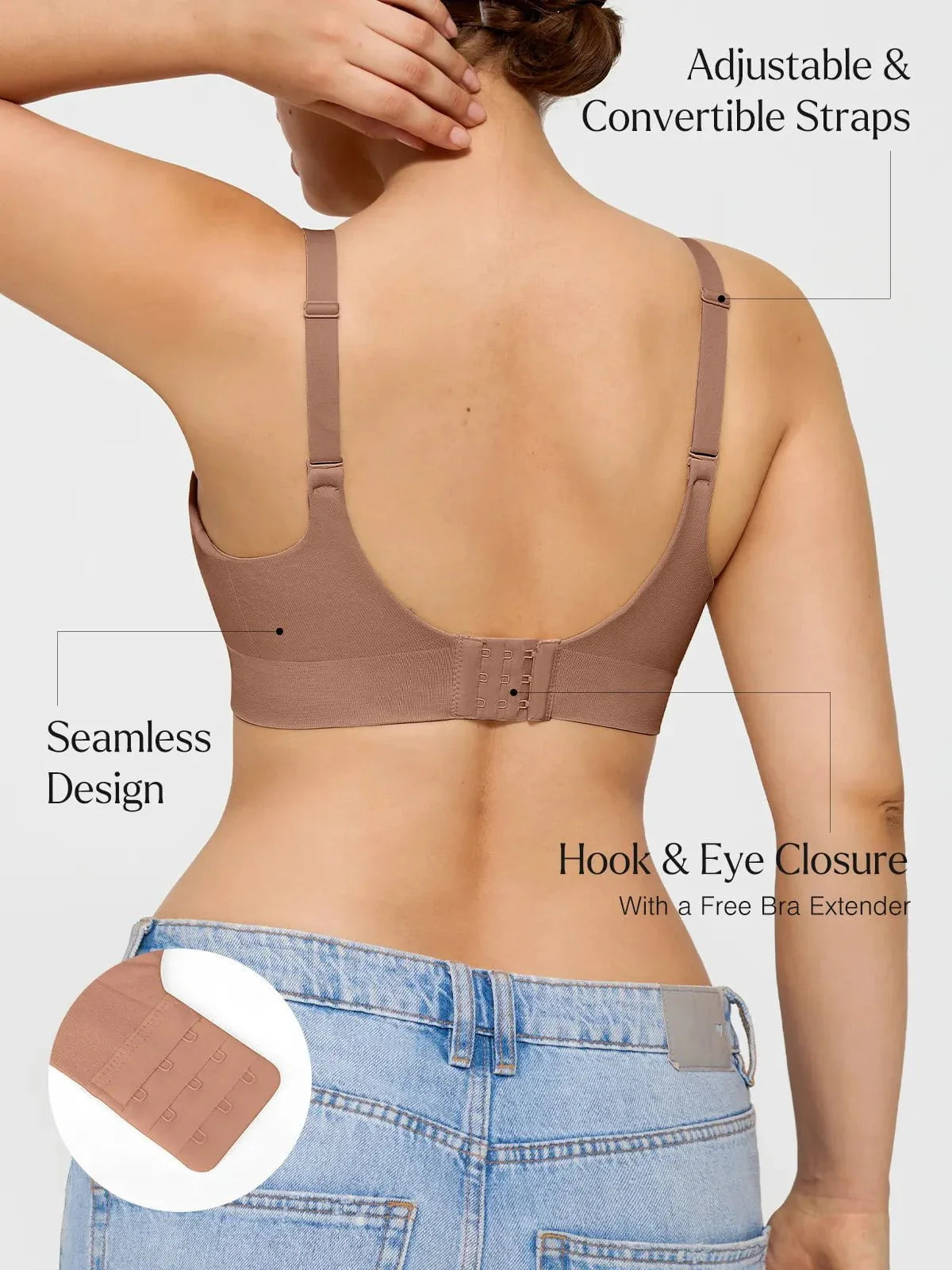 ContourLift Seamless Wireless Shaping Push Up Bra