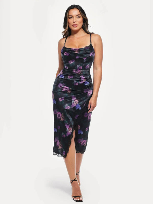 The Vittore Floral-Print Midi Dress