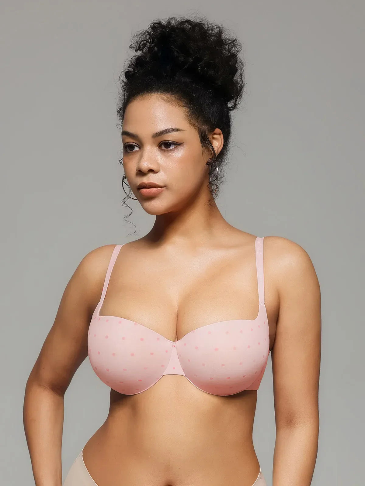 Seamless Balconette Push-Up T-Shirt Bra