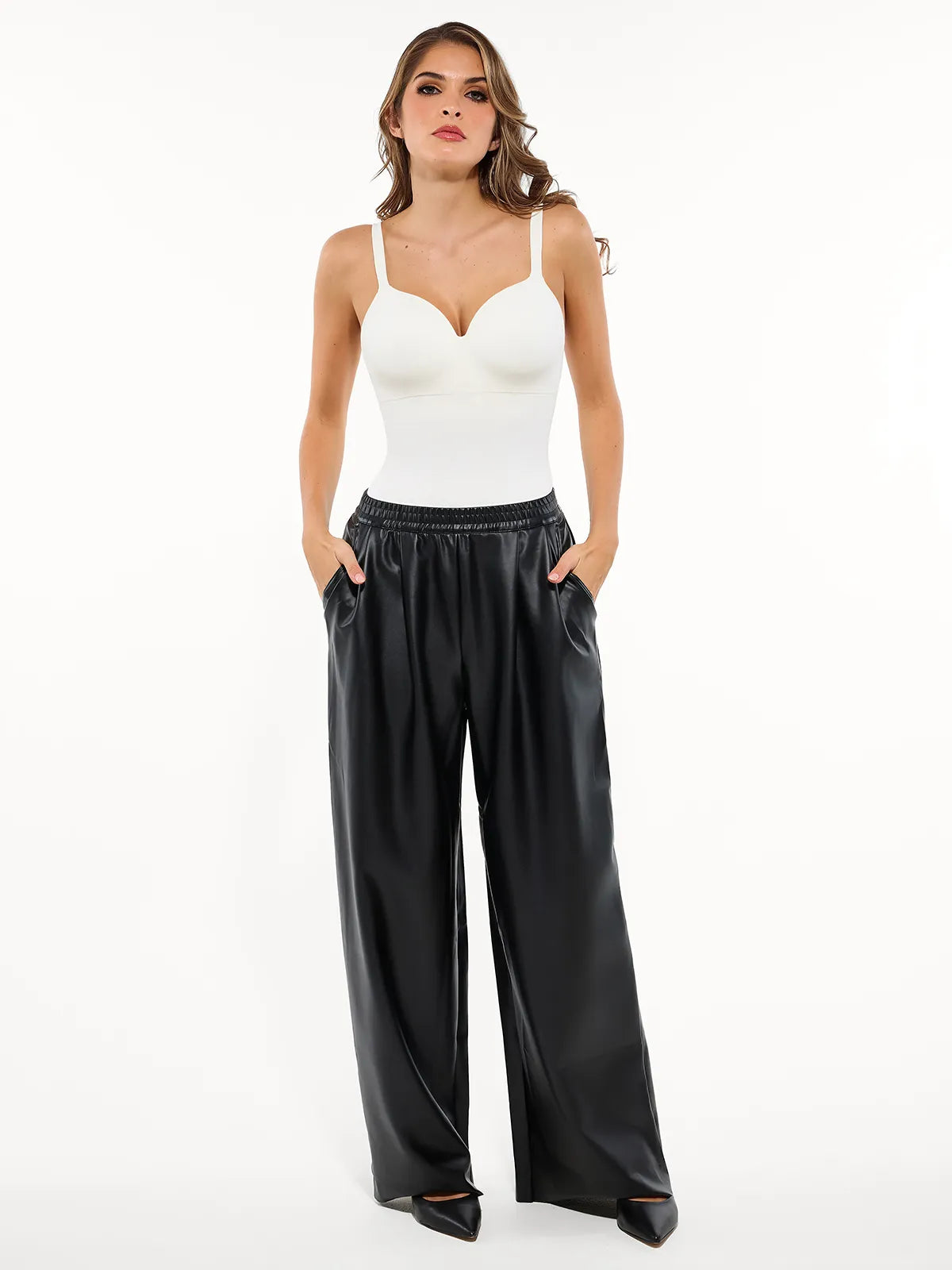 Seamless Built-in Bra All-in-One Push-Up Sculpting Cami Top