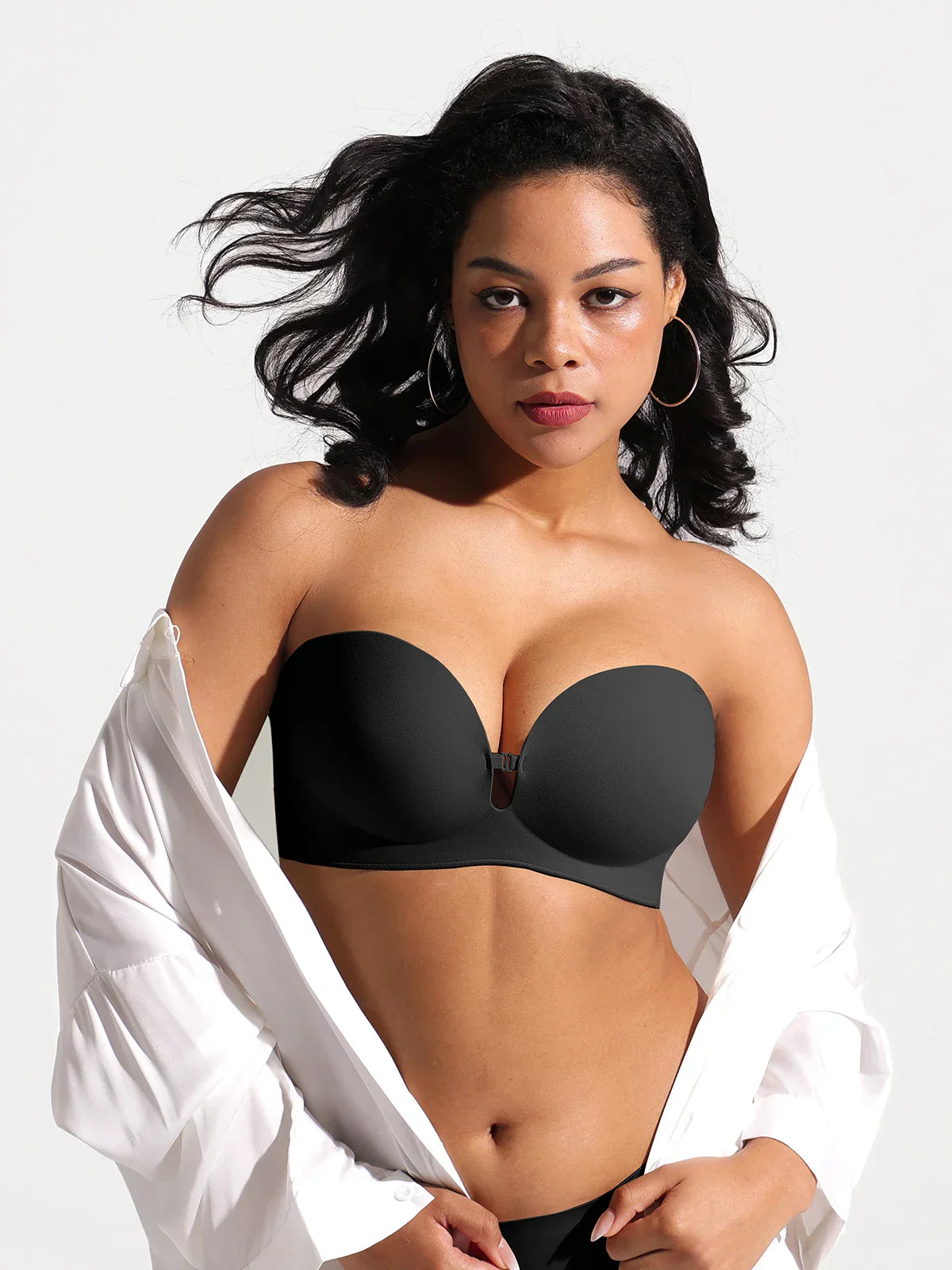 Seamless Non-Slip Push-Up Shaping Strapless Bra