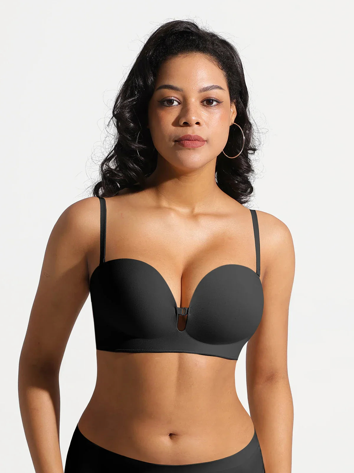 Seamless Non-Slip Push-Up Shaping Strapless Bra