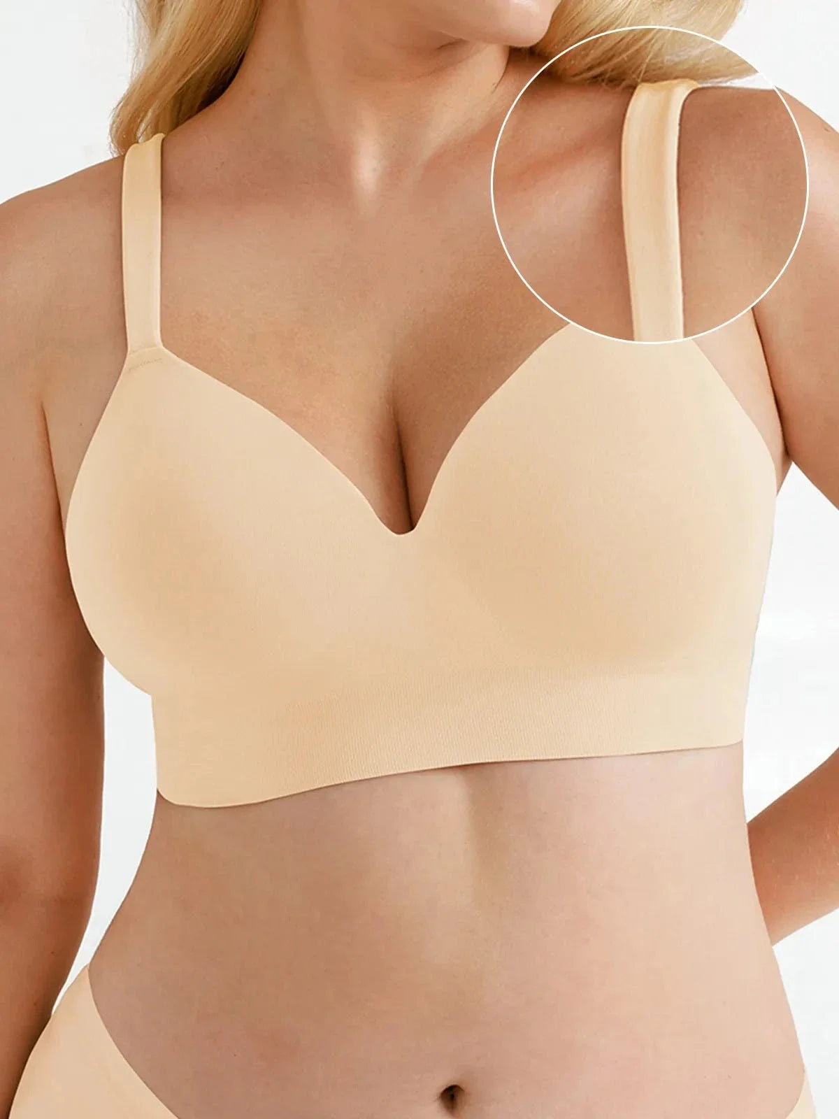 ContourLift Seamless Wireless Shaping Push Up Bra