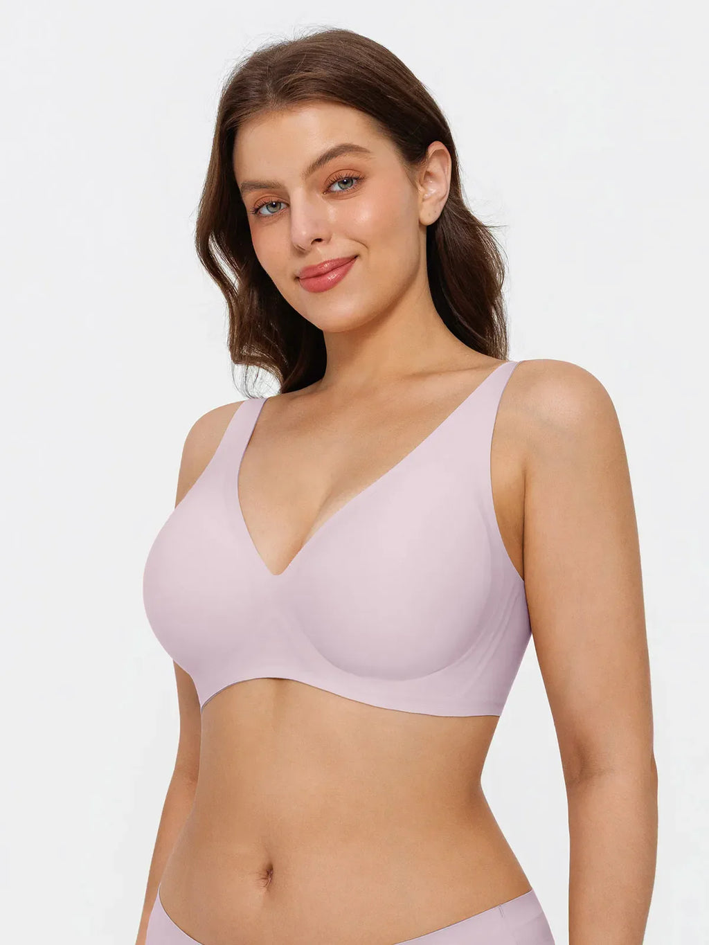 Seamless Wireless Jelly Leopard Contour Minimizer Support Bra