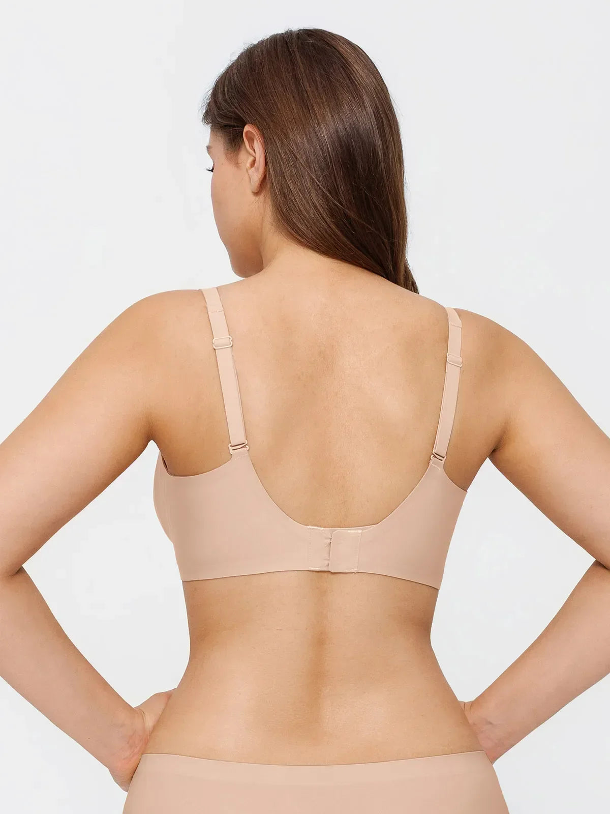 Seamless Wireless Jelly Comfort Plunge Bra