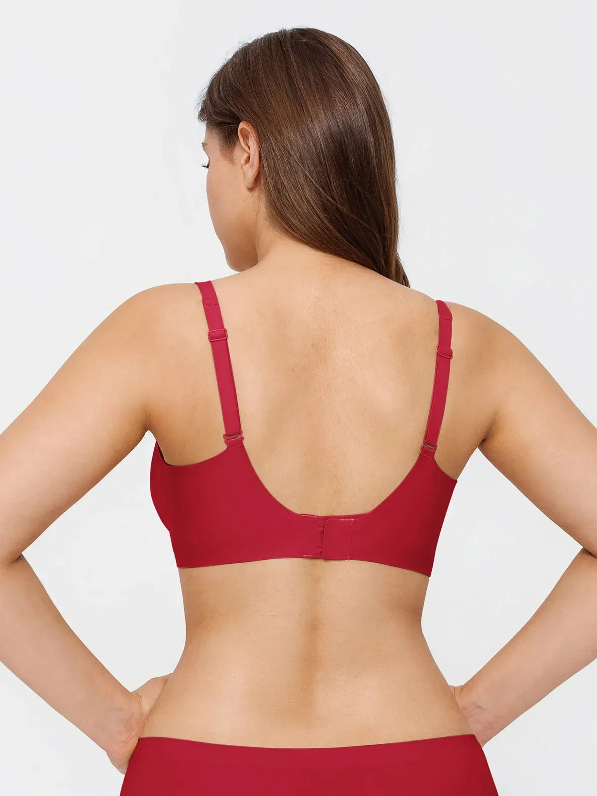Seamless Wireless Jelly Comfort Plunge Bra