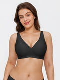 Seamless Wireless Jelly Comfort Plunge Bra