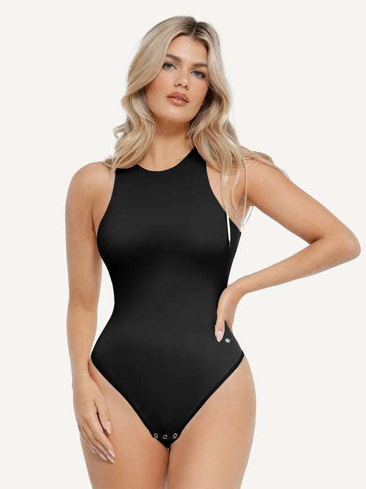 Shapewear Cloudsense Sleeveless Cutaway Round Neck Bodysuit