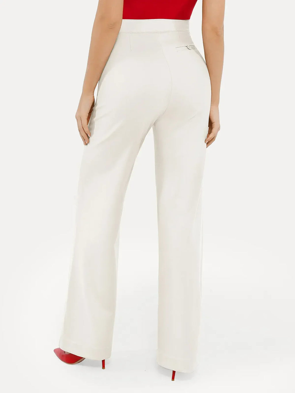 Shapewear Executive High Waisted Wide-Leg Ponte Pants