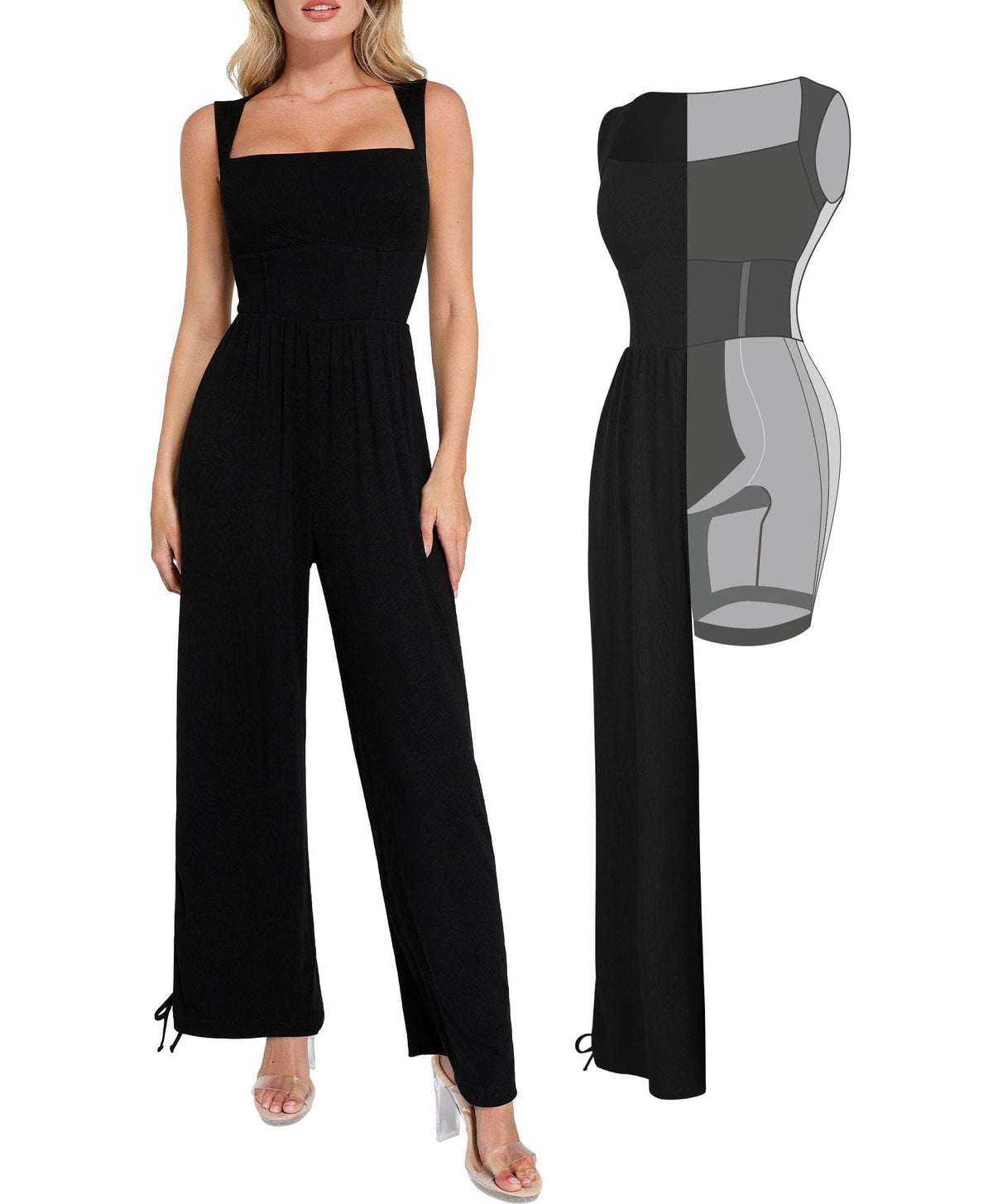 The Diana Wide-Leg Jumpsuit