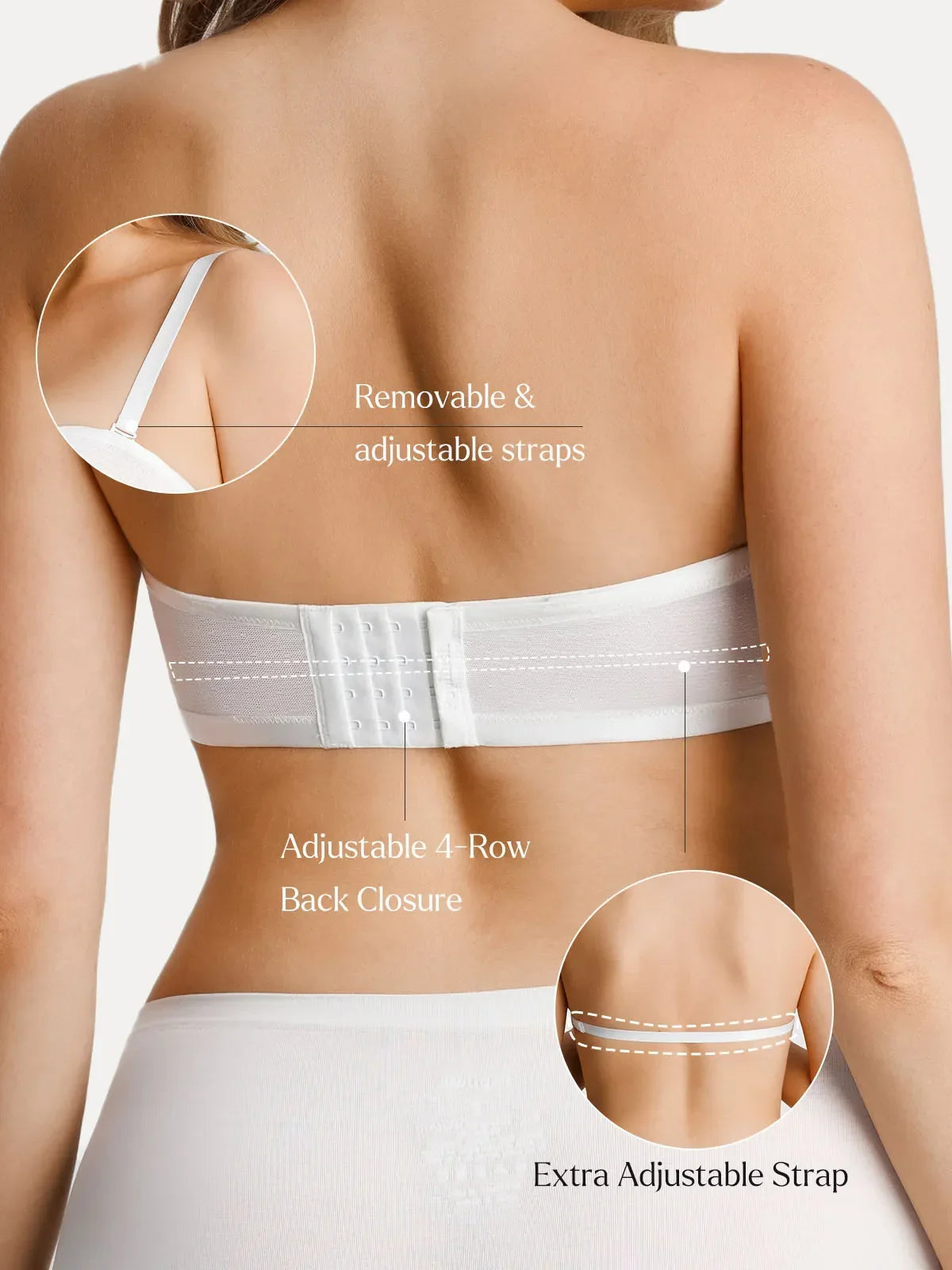 Unlined Sheer Mesh Strapless Minimizer Underwire Bra
