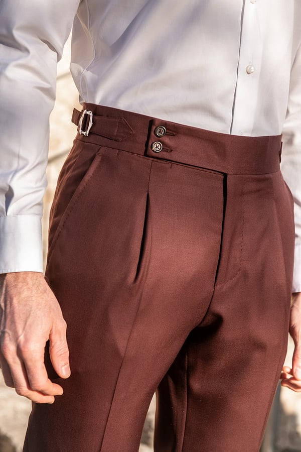Solid Color Straight Casual Trousers