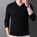 Soft Pullover Sweater with Lapel Collar