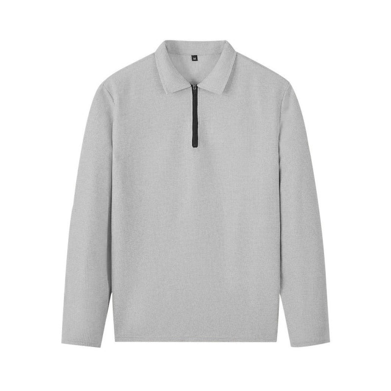 Waffle Knit Sweatshirt & Straight-Leg Pants Set