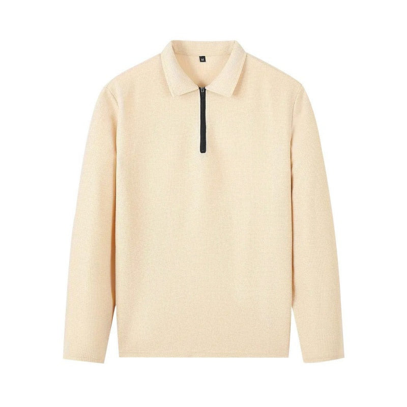 Waffle Knit Sweatshirt & Straight-Leg Pants Set
