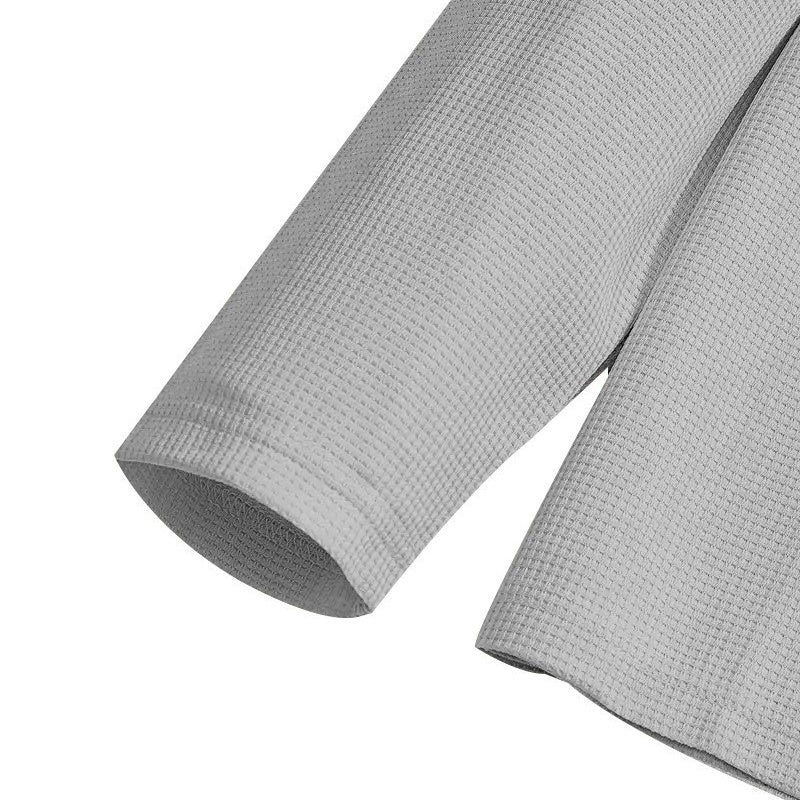 Waffle Knit Sweatshirt & Straight-Leg Pants Set