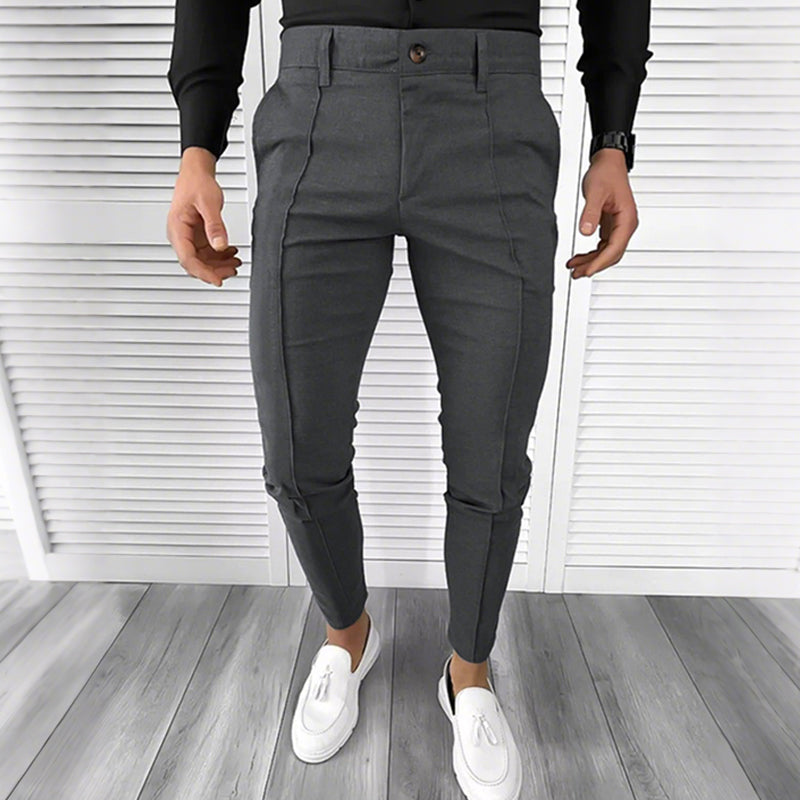 Casual Solid Color High-end Dress Pants