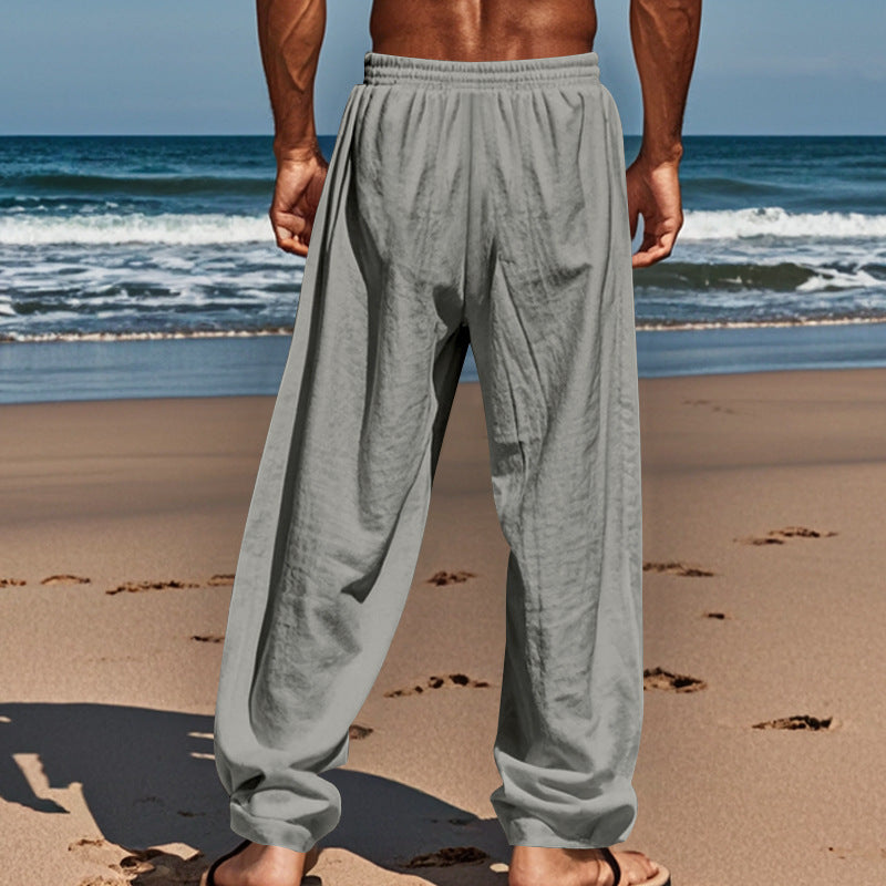 Jay Breathable Linen Trousers – Lightweight Summer Relaxed Fit