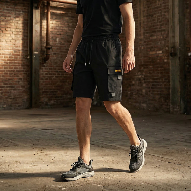 Casual Cargo Shorts with Drawstring Waist