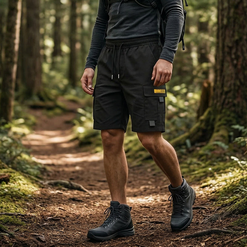 Casual Cargo Shorts with Drawstring Waist