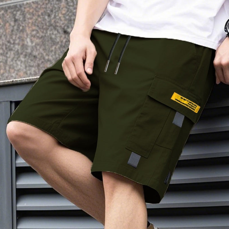 Casual Cargo Shorts with Drawstring Waist