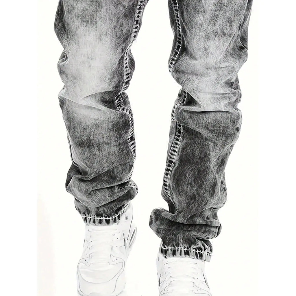 Men's Fashion Creative Stretch Denim Jeans