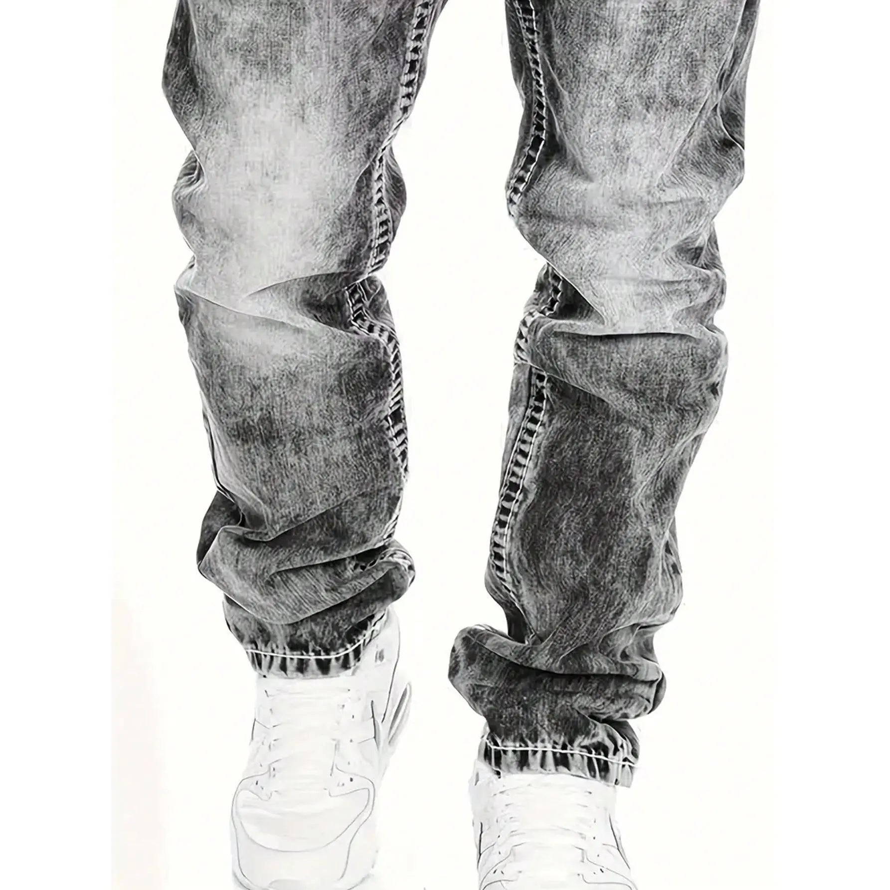 Men's Fashion Creative Stretch Denim Jeans