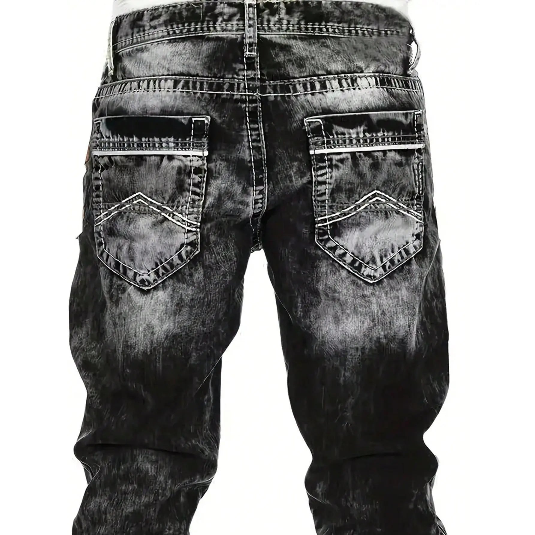 Men's Fashion Creative Stretch Denim Jeans