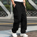 Loose Fit Casual Pants with Multiple Pockets
