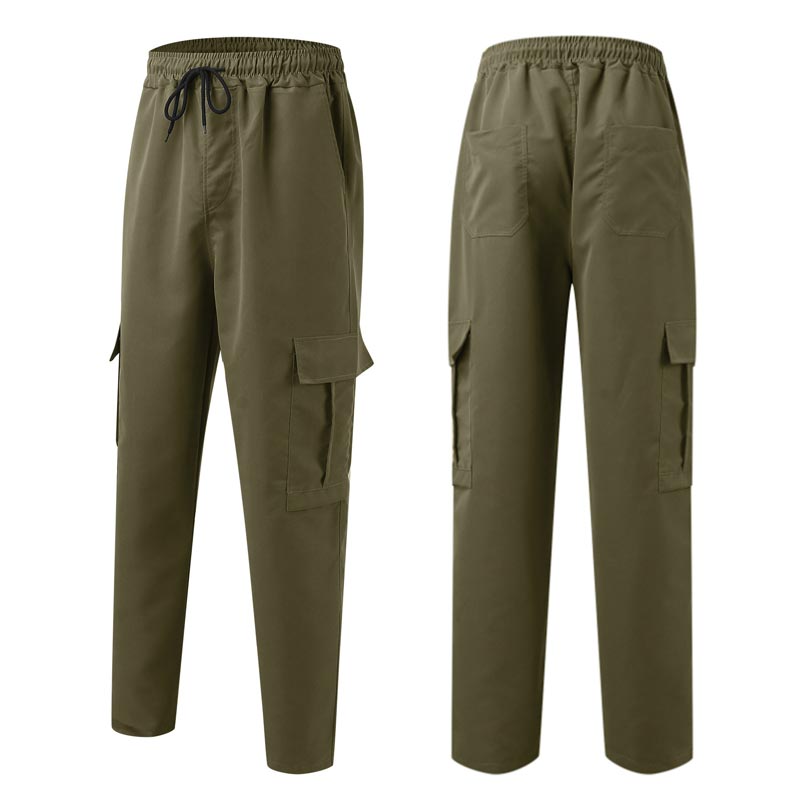 Loose Fit Casual Pants with Multiple Pockets