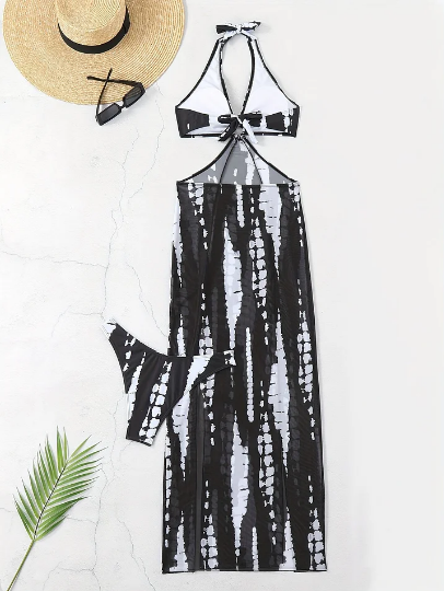 Isa Striped Two-Piece Swimsuit