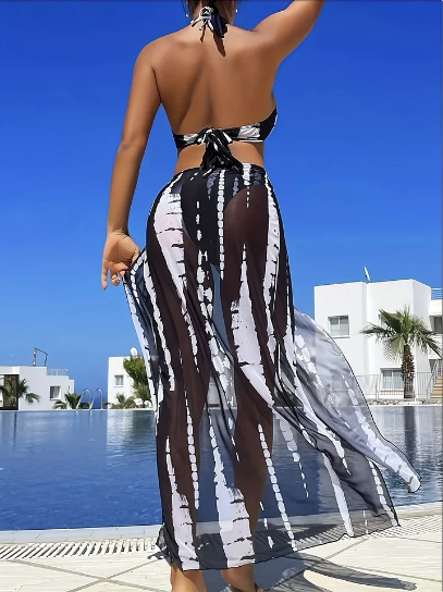 Isa Striped Two-Piece Swimsuit