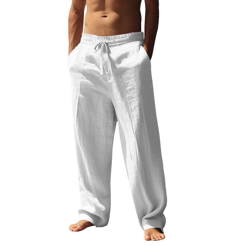 Casual Drawstring Pants with Pockets