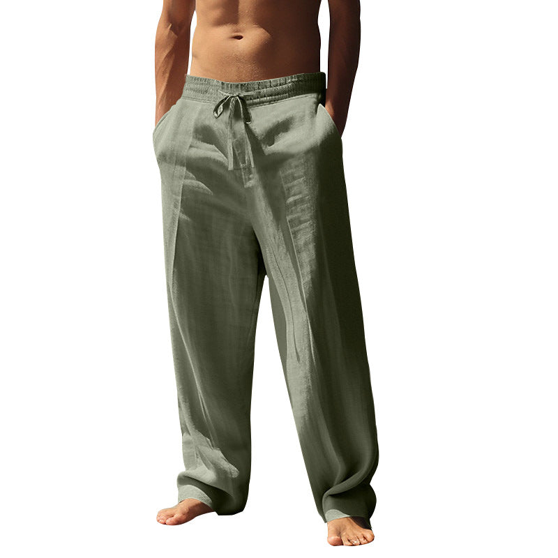 Casual Drawstring Pants with Pockets