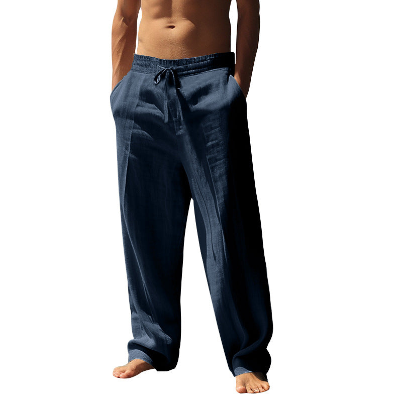 Casual Drawstring Pants with Pockets