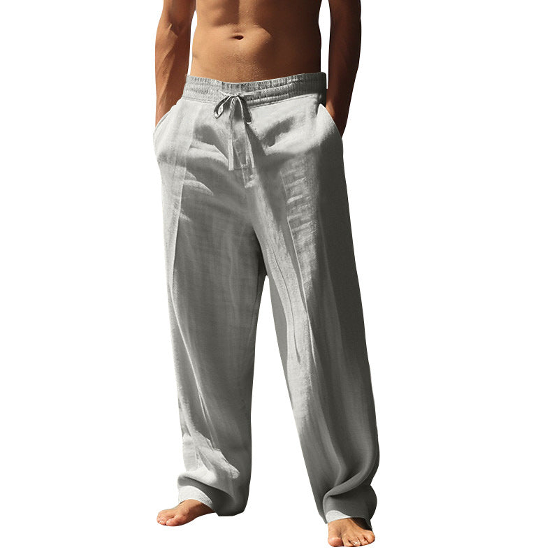Casual Drawstring Pants with Pockets