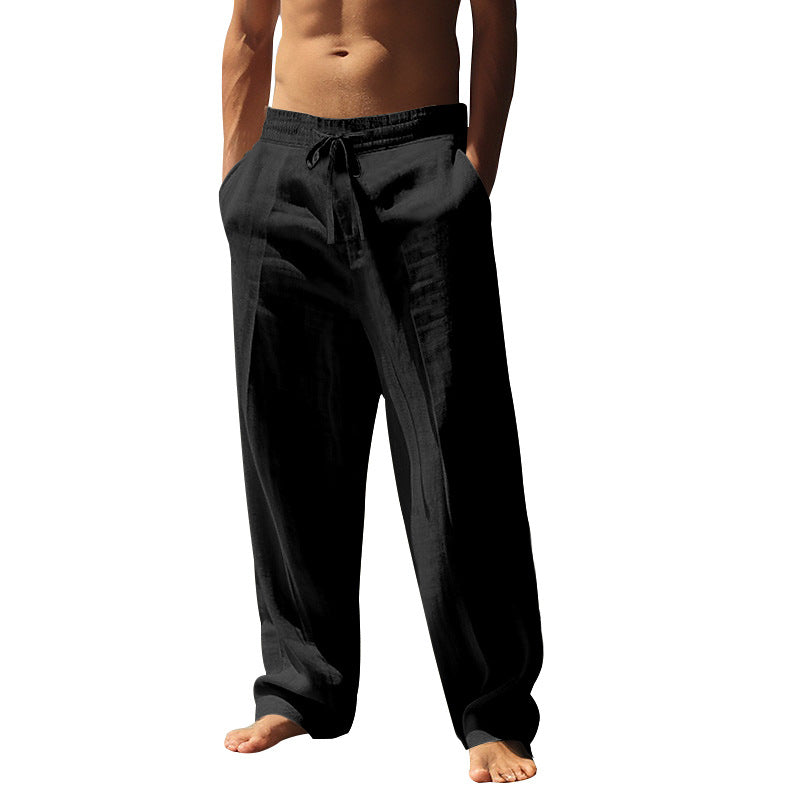 Casual Drawstring Pants with Pockets