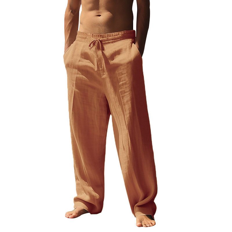 Casual Drawstring Pants with Pockets
