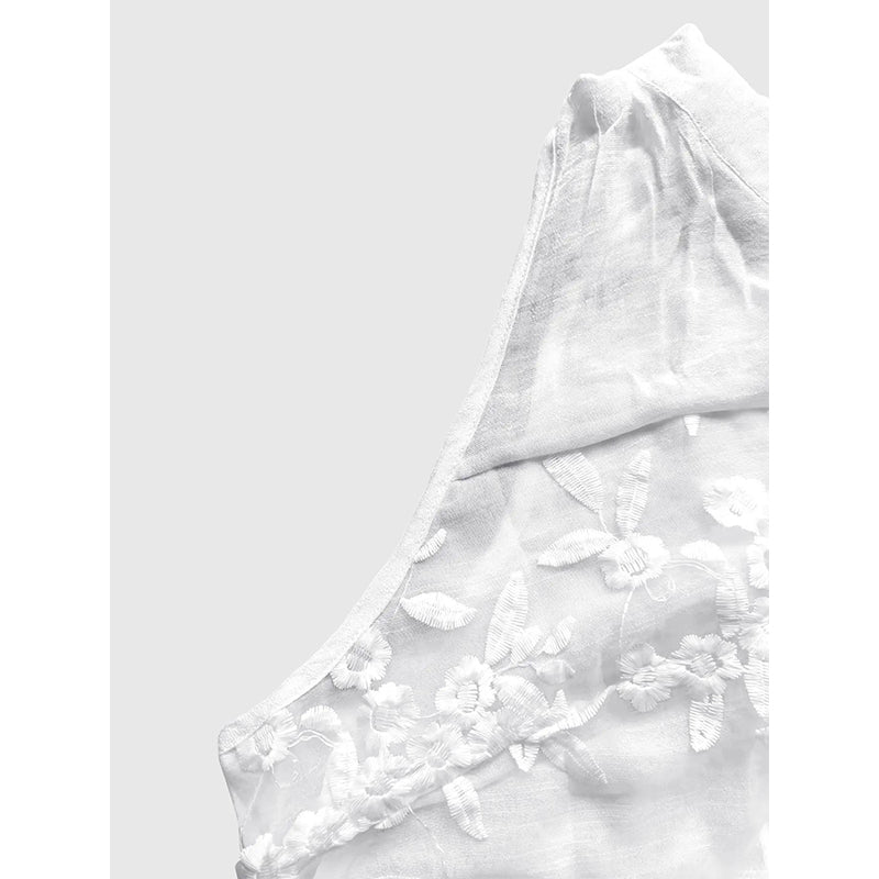 Women’s Floral Lace Sleeveless Shirt