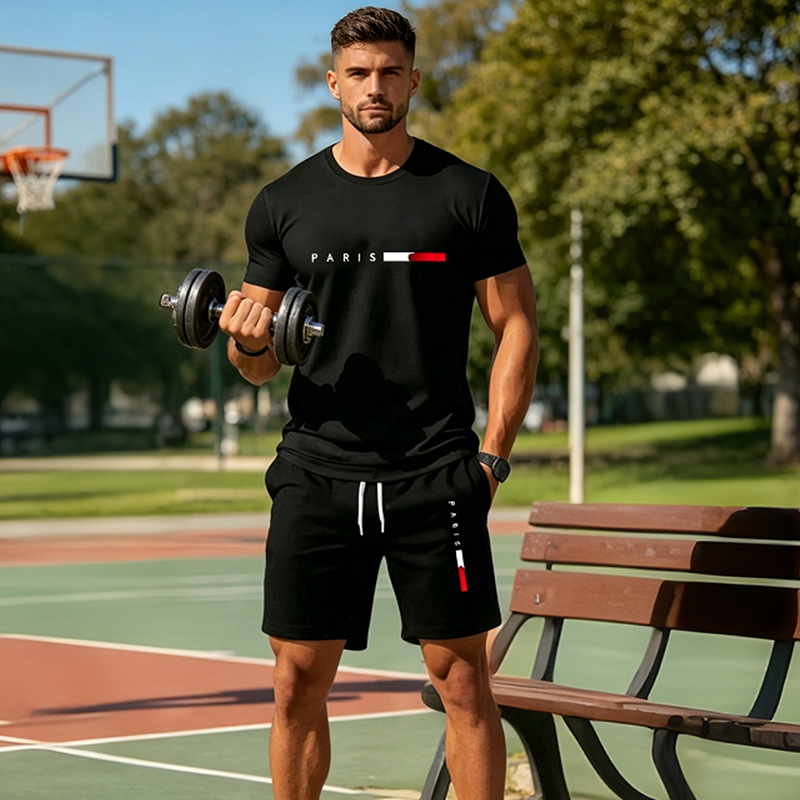 Men’s Printed 2-Piece Set