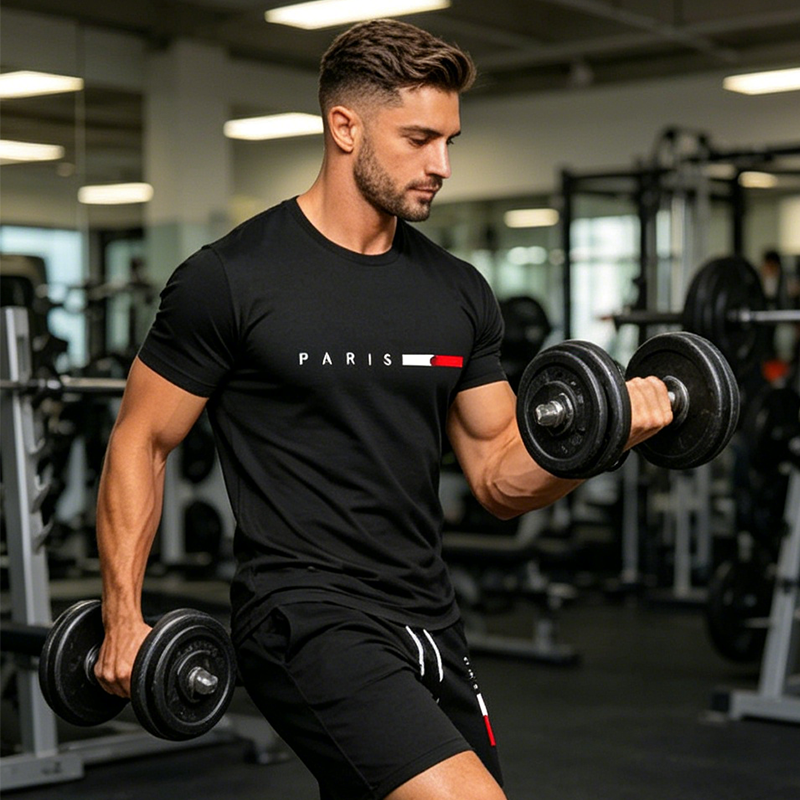 Men’s Printed 2-Piece Set
