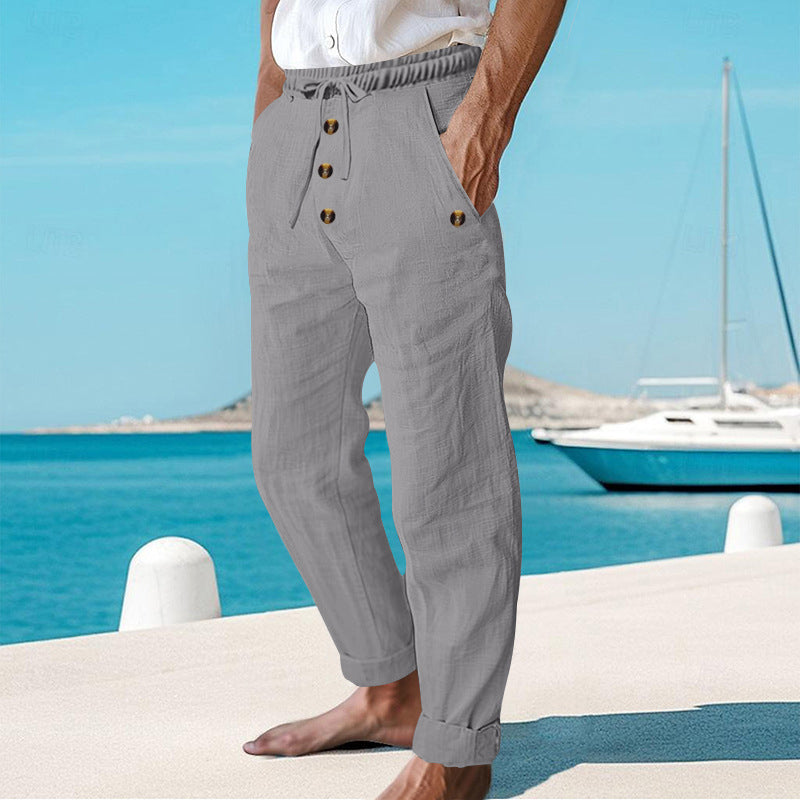 Victor Linen Drawstring Pants