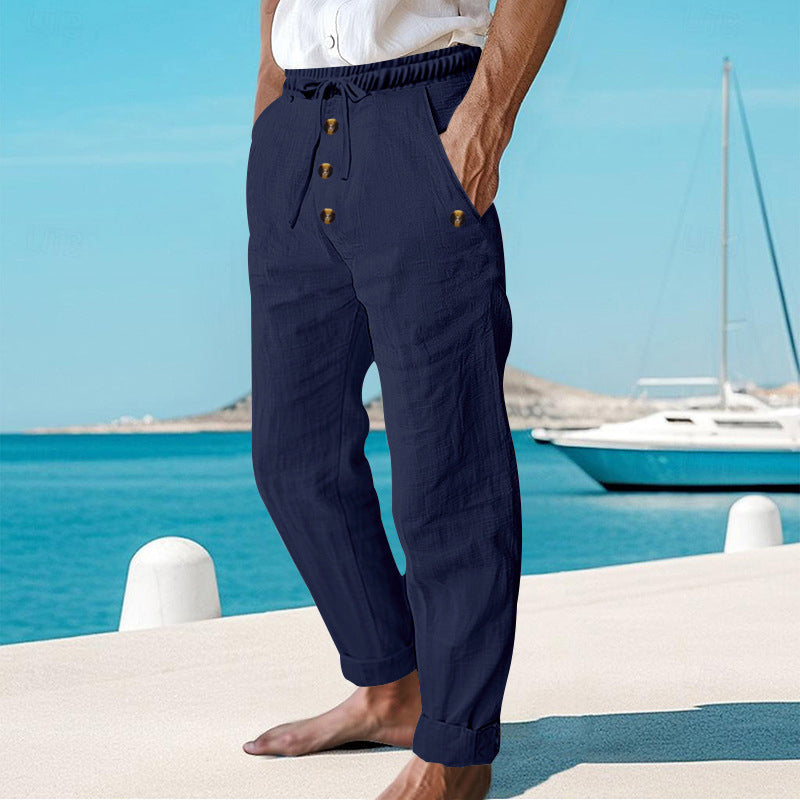 Victor Linen Drawstring Pants