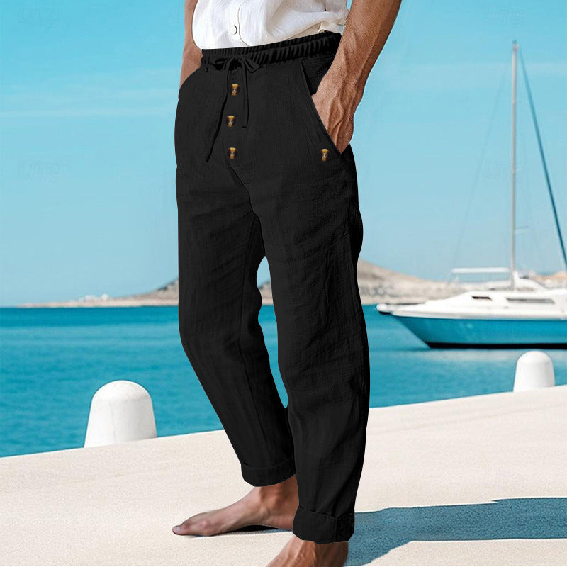 Victor Linen Drawstring Pants