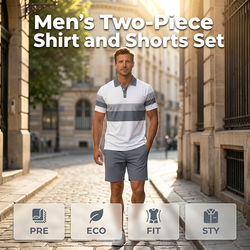 Men's Short Sleeve Casual Set