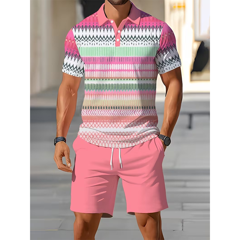 Men's Short Sleeve Casual Set
