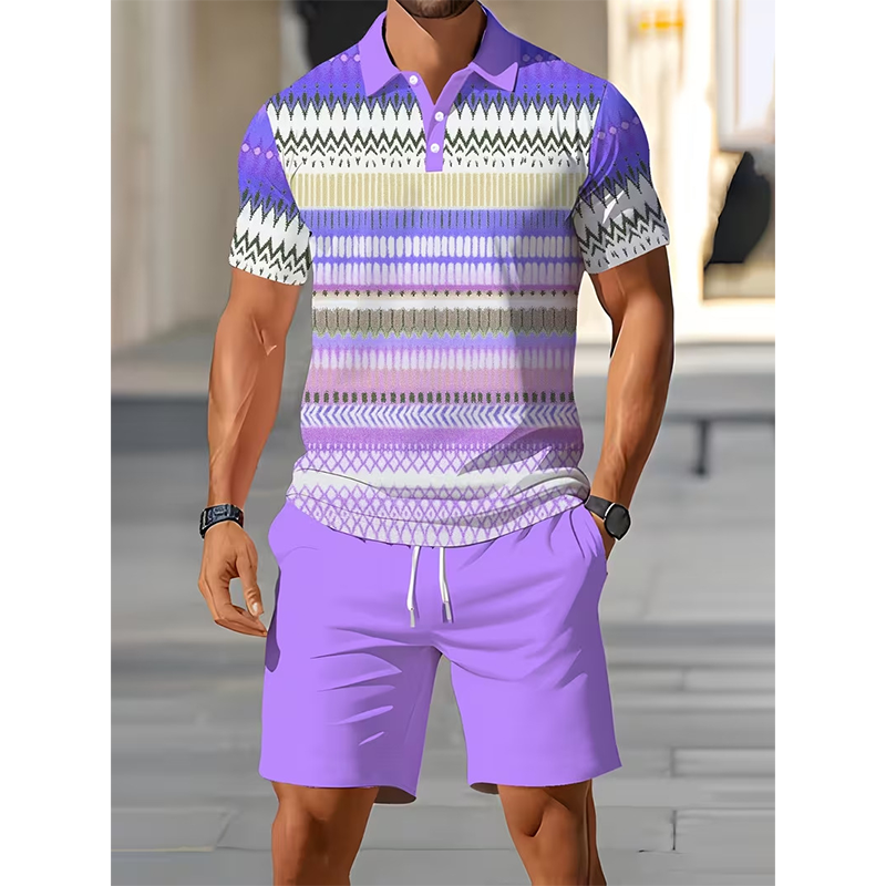 Men's Short Sleeve Casual Set