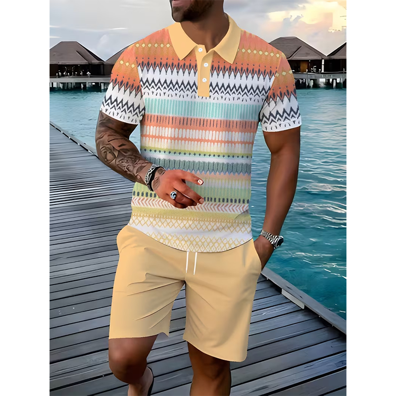 Men's Short Sleeve Casual Set