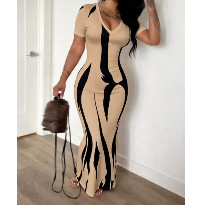 Sexy Curve‑Enhancing Ruched Dress‑Stretchy